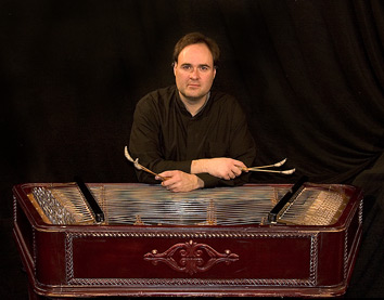 Cimbalom player Richard Moore